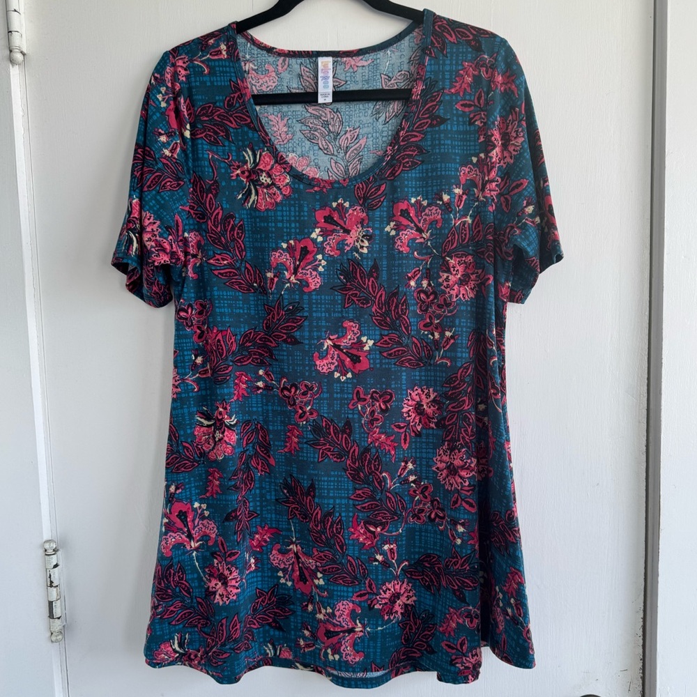 LulaRoe Floral Scoop Neck Women’s Top
